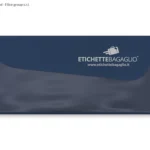 Porta documenti da viaggio in plastica colorata una tasca con patta