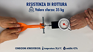 Prova resistenza alla rottura