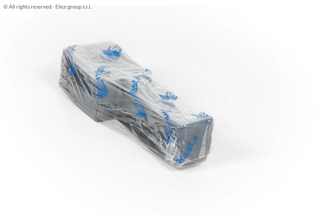 Etichetta Bagaglio TRASPARENTE con cartoncino Stampato confezione