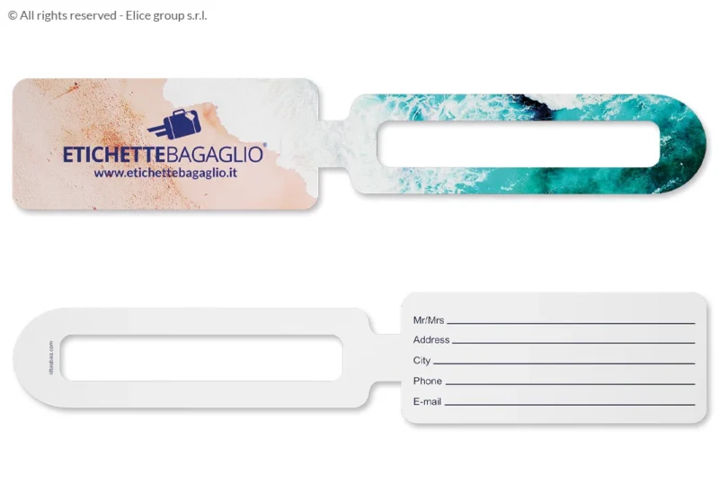Etichetta bagaglio Personalizzabile Economica