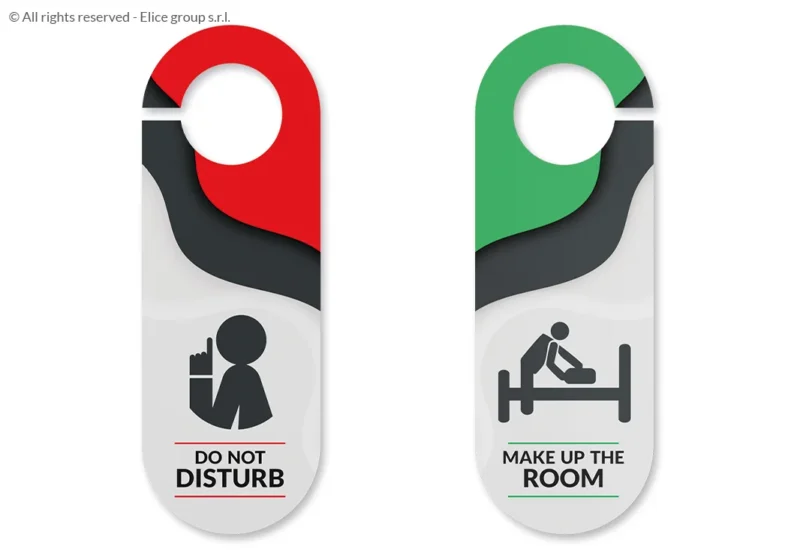 cartellino non disturbare economico rifare camera