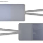 Etichetta bagaglio crociera trasparente