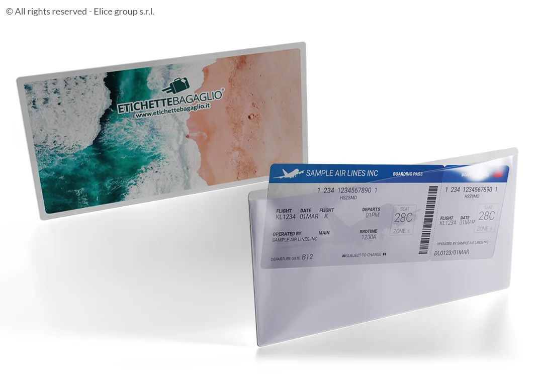 Busta porta documenti economica in PVC con Stampa a Colori