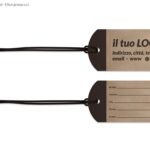 cartellino porta nome carta ecologica stampa digitale laccetto cotone