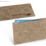 porta documenti tasca singola in carta ecologica