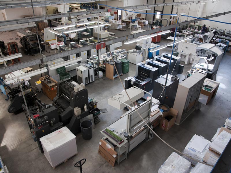 la produzione di Etichette bagaglio