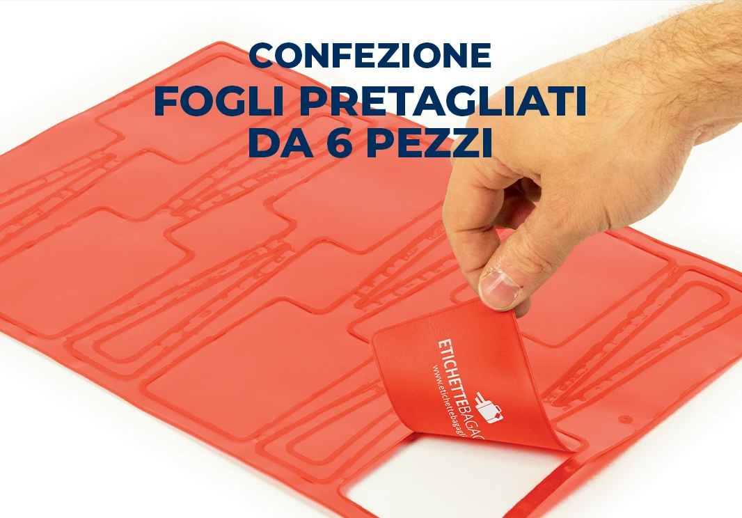 Etichetta valigia ultra resistente doppio materiale - immagine 6