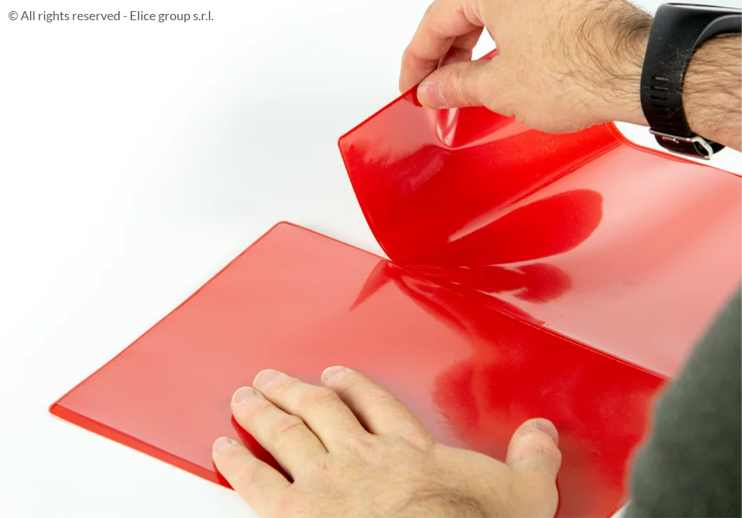 porta polizza assicurativa plastica colorata