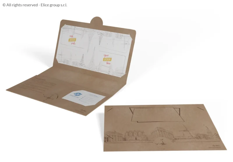 porta documenti in carta ecologica brevetto