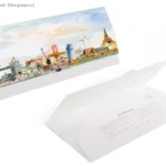 porta documenti tasca singola in carta ecologica