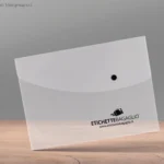 Cartelline Personalizzate Porta Documenti in formato A5 in Plastica Trasparente