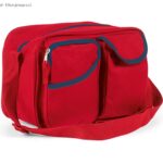 TD20 Borsa tracolla regolabile da viaggio multitasche in tessuto