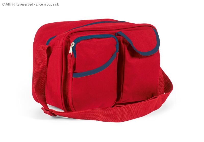 TD20 Borsa tracolla regolabile da viaggio multitasche in tessuto