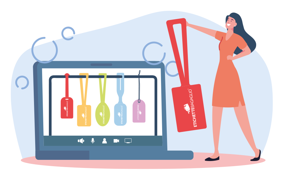 etichetta bagaglio personalizzata per valigia
