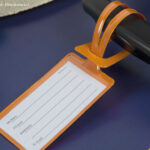 Etichetta Valigia in Plastica con Tasca – Confezione 5 pz