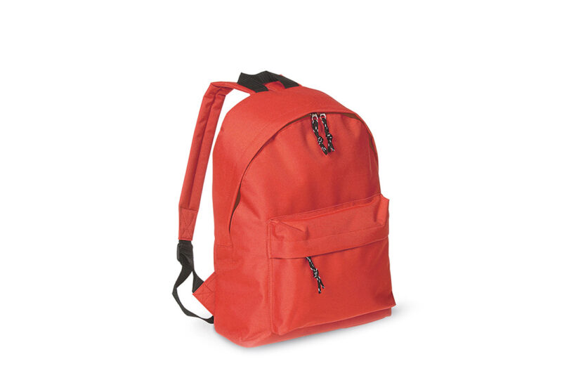 AT9012 Zaino con tasca frontale rosso