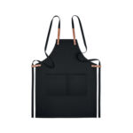 MO6261 Grembiule da cucina nero