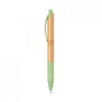 SK81013 Penna a sfera con clip verde chiaro