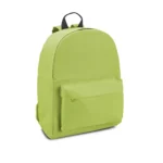 SK92667 Zaino con tasca frontale e con zip verde