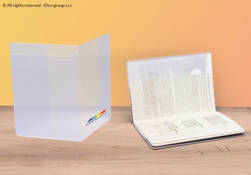 Porta passaporto in PVC trasparente