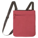 SLQ24333 Tracolla con tasca frontale rossa