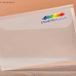 porta documento grande formato A5 pvc trasparente