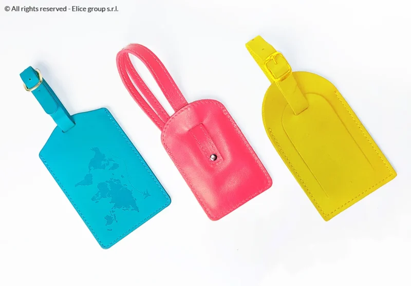 Etichetta in finta pelle