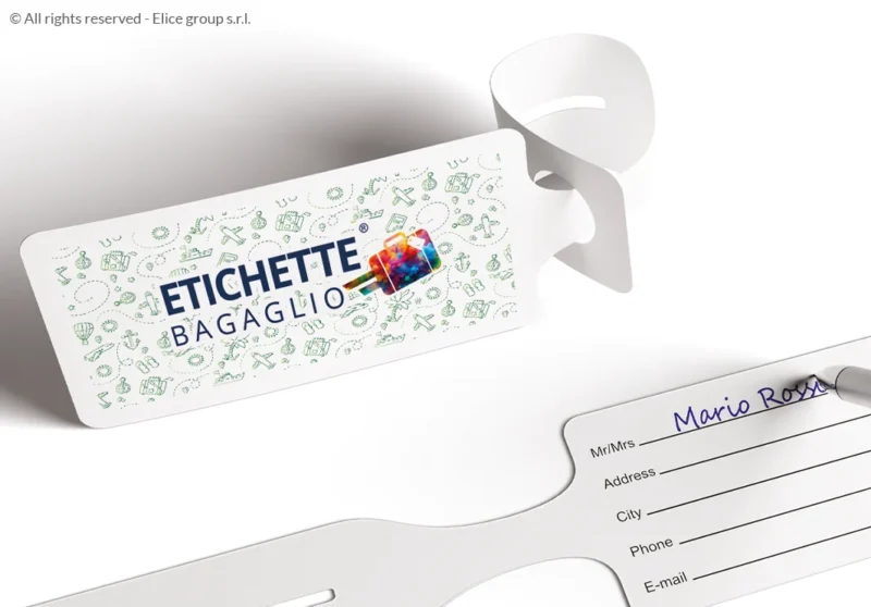 Etichetta Valigia EcoStone Paper