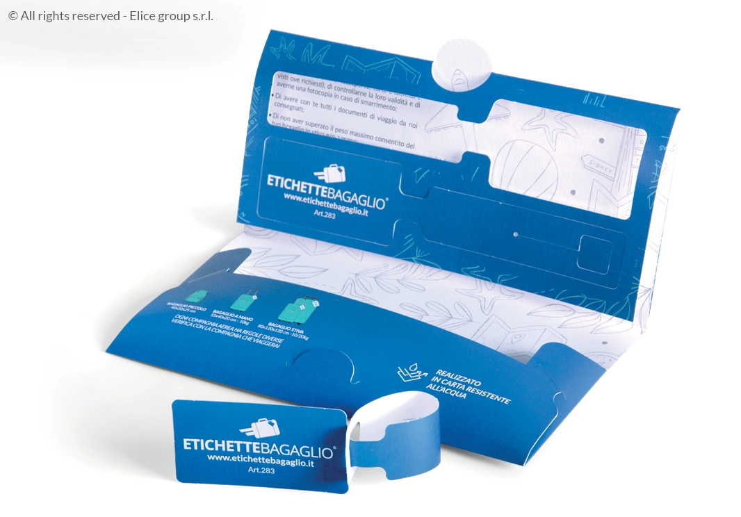 Set Porta Documenti e 2 Etichette Bagaglio